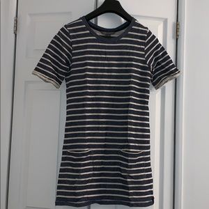 French Connection Nautical Sweatshirt Dress
